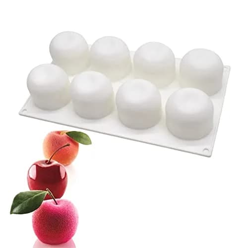 mostsom Apple Shape Silicone Mold 29.7cm (11.68x6.84x2.36 inch) | Food Grade Baking & Chocolate Mould thumbnail 8
