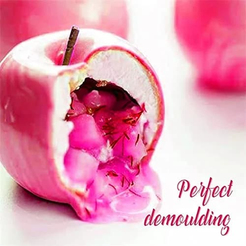 mostsom Apple Shape Silicone Mold 29.7cm (11.68x6.84x2.36 inch) | Food Grade Baking & Chocolate Mould thumbnail 9