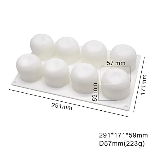 mostsom Apple Shape Silicone Mold 29.7cm (11.68x6.84x2.36 inch) | Food Grade Baking & Chocolate Mould thumbnail 3