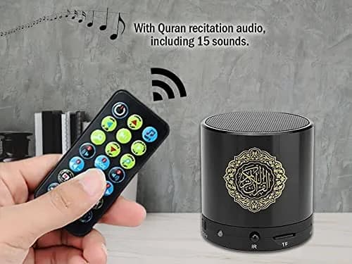 Hitopin Digital Quran Speaker with Remote Control 8G | Portable MP3 Player with 18 Reciters & 15 Translations thumbnail 4