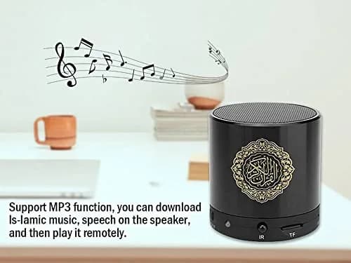 Hitopin Digital Quran Speaker with Remote Control 8G | Portable MP3 Player with 18 Reciters & 15 Translations thumbnail 3