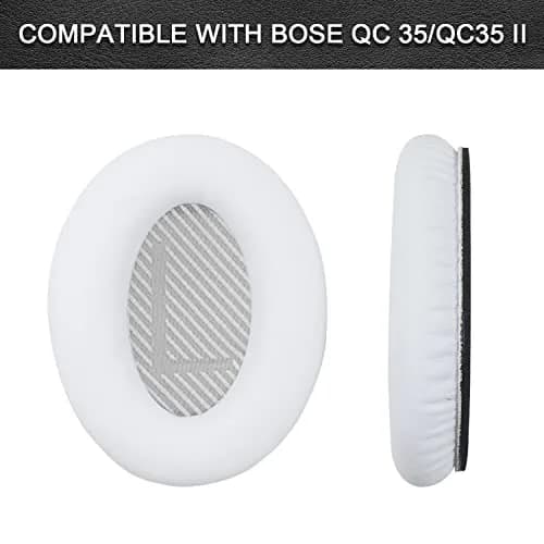 Niukeke Replacement Ear Pads for Bose QC 35 II 15 25 | Soft Leather, Memory Cotton, Noise Isolation thumbnail 2