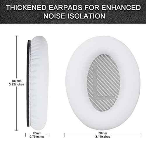 Niukeke Replacement Ear Pads for Bose QC 35 II 15 25 | Soft Leather, Memory Cotton, Noise Isolation thumbnail 3