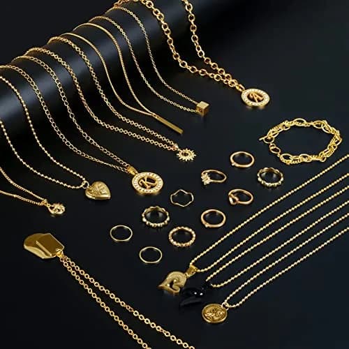 Ecoofor Gold Necklace Chains for Jewelry Making Kit 78.7ft (10 Rolls) | DIY Necklace Bracelet Jewelry Making with Jump Rings & Clasps thumbnail 5
