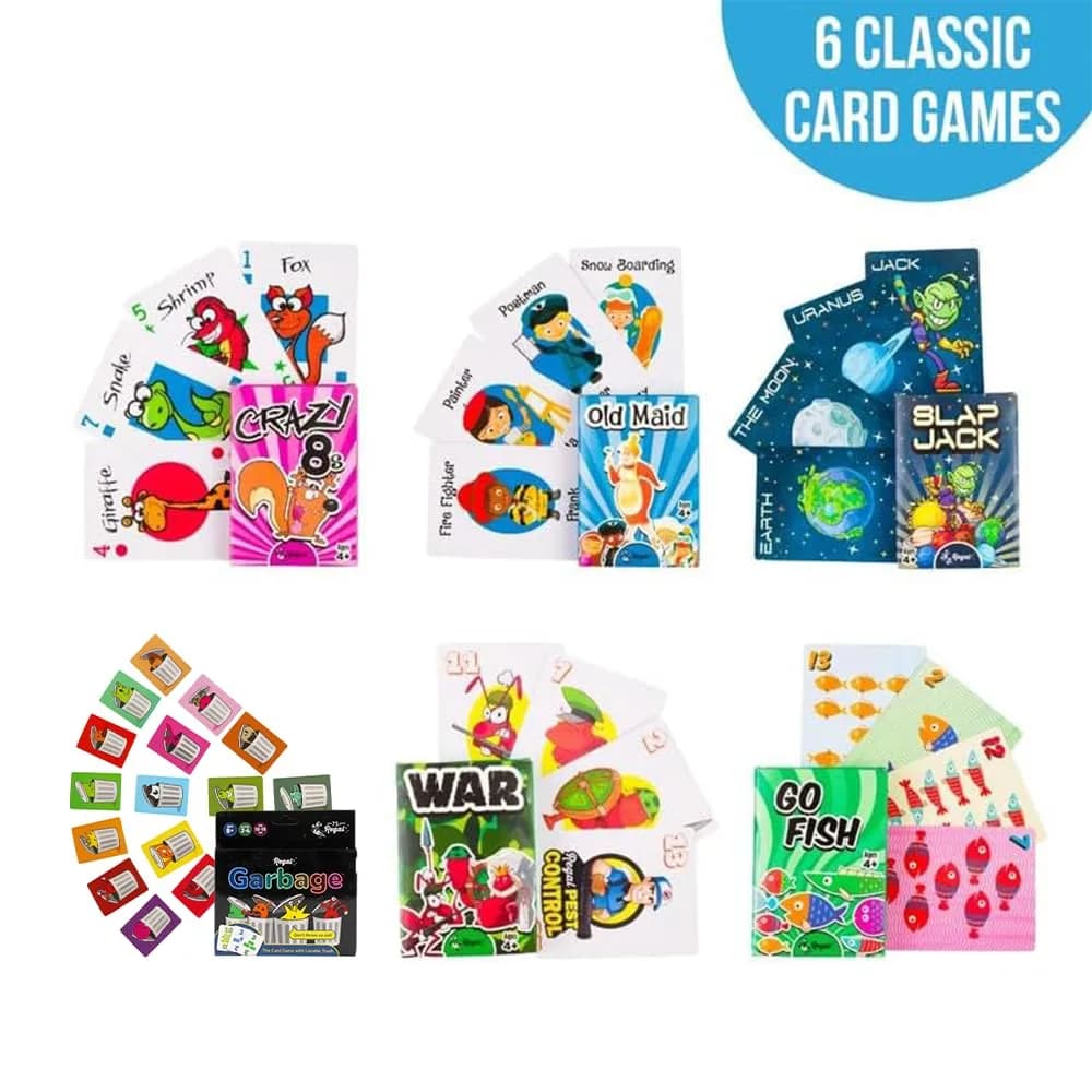 Regal Games Classic Kids Card Games Set - 6 Packs, 36 Decks | Educational & Fun for Ages 4+ - view 6