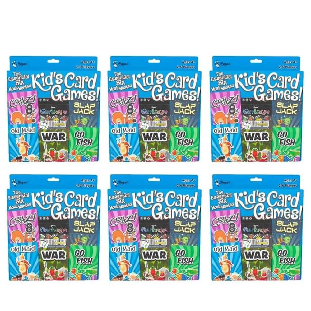Regal Games Classic Kids Card Games Set - 6 Packs, 36 Decks | Educational & Fun for Ages 4+ - view 2