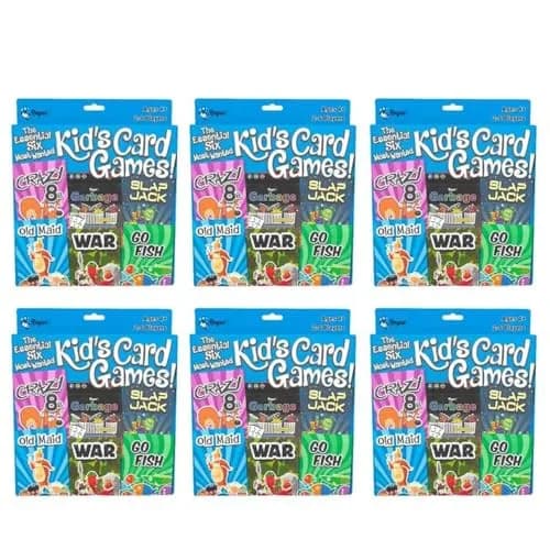Regal Games Classic Kids Card Games Set - 6 Packs, 36 Decks | Educational & Fun for Ages 4+ thumbnail 2
