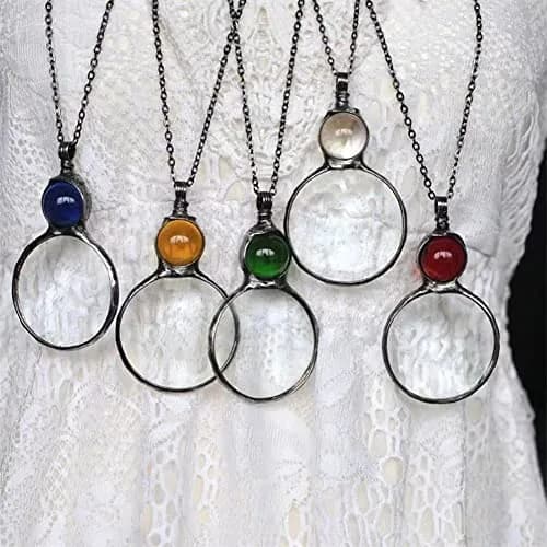 ccHuDE 10X Magnifiers Necklace 4.5cm | Elegant Reading Aid for Seniors thumbnail 5