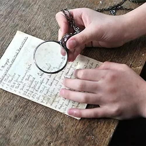 ccHuDE 10X Magnifiers Necklace 4.5cm | Elegant Reading Aid for Seniors thumbnail 3