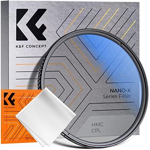 K&F Concept 82mm Circular Polarizer Lens Filter Ultra-Slim Optical Glass | Enhance Colors & Reduce Reflection thumbnail 1