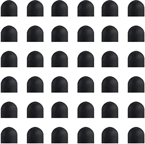 LINFANC Stylus Rubber Tips for Stylus Pens | 0.24inch Diameter, Replaceable, Black thumbnail 1