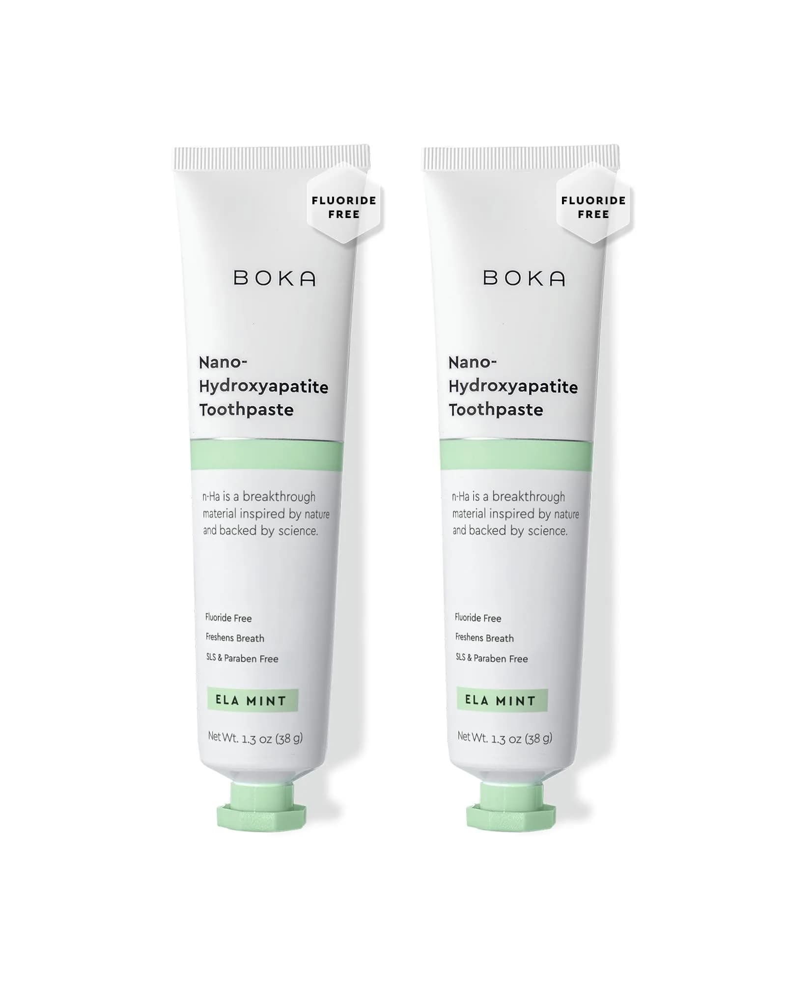 Boka Ela Mint Toothpaste Nano Hydroxyapatite Fluoride Free 73.7ml (2.6 Oz) | Enamel Care for Sensitive Teeth - main product image