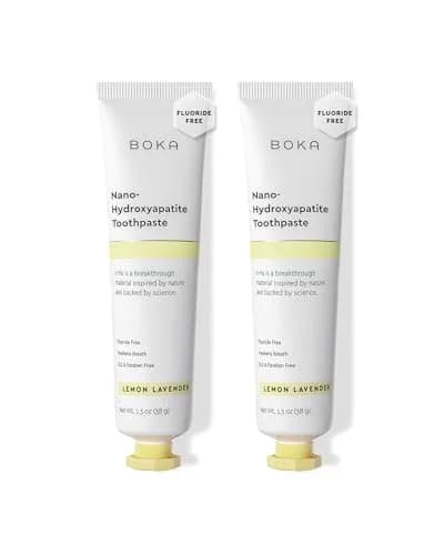 Boka Nano Hydroxyapatite Toothpaste Lemon Lavender 74ml (2.6 oz) | Fluoride-Free Enamel Care thumbnail 1