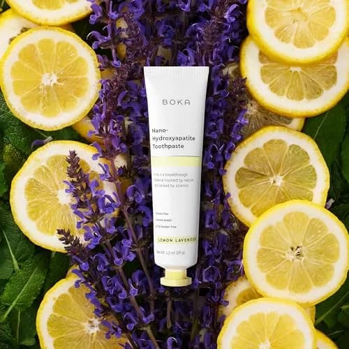 Boka Nano Hydroxyapatite Toothpaste Lemon Lavender 74ml (2.6 oz) | Fluoride-Free Enamel Care thumbnail 2