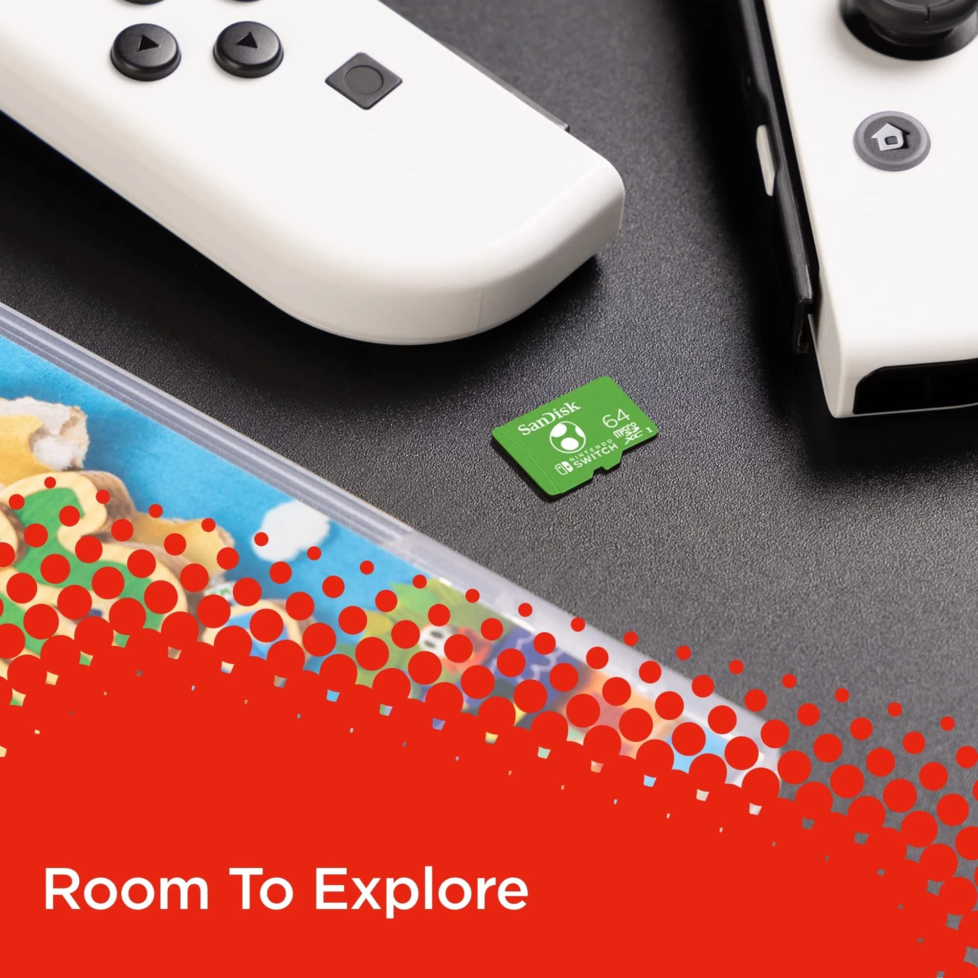 SanDisk 64GB microSDXC Card for Nintendo Switch, Yoshi Edition | 100MB/s Read, 90MB/s Write - view 5