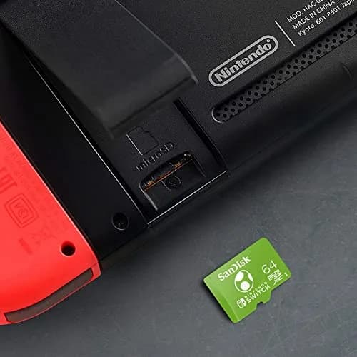 SanDisk 64GB microSDXC Card for Nintendo Switch, Yoshi Edition | 100MB/s Read, 90MB/s Write thumbnail 3