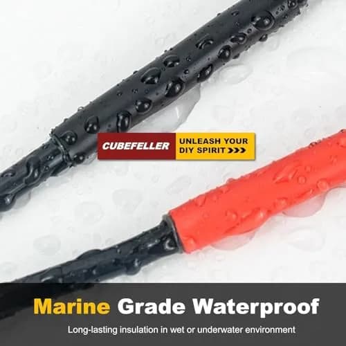 cubefeller Insulation 15mm (5/8") Red Heat Shrink Tubing | Marine Grade Waterproof Adhesive Lined thumbnail 7