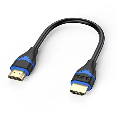 ApoJodly 6 inch HDMI Cable 15.24cm (0.5FT) | 4K 60Hz High Speed 2.0 Cord thumbnail 1