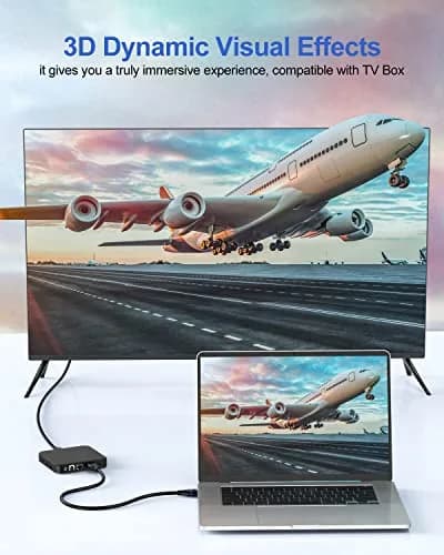 ApoJodly 6 inch HDMI Cable 15.24cm (0.5FT) | 4K 60Hz High Speed 2.0 Cord thumbnail 7