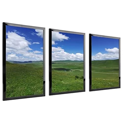 Medog 18x24 Inch Poster Frame Set of 2 | Wall Display, School & College Decor, Black, Rectangular thumbnail 8
