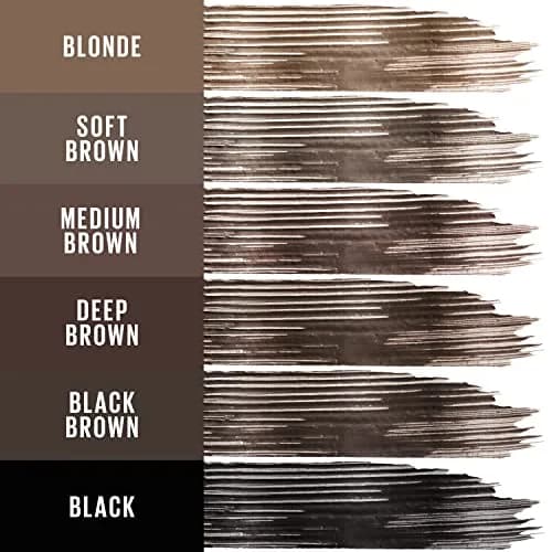 Maybelline Tattoo Studio Brow Styling Gel, Waterproof Eyebrow Make Up, Brow Tint for Up to 36HR Wear, Black, 0.2 Fl Oz thumbnail 5