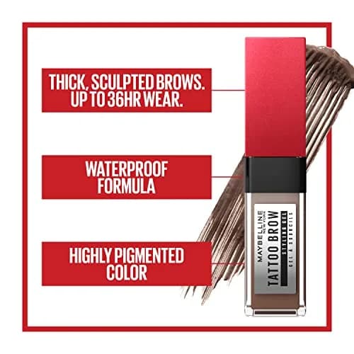 Maybelline Tattoo Studio Brow Styling Gel Blonde | 0.2 Fl Oz (5.9 ml) thumbnail 6