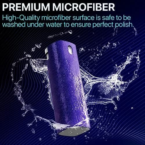 iO CLEAN Mini Screen Cleaner Spray, 2-in-1 Touchscreen Mist Cleaner, Rose | Alcohol-Free, Compact & Reusable thumbnail 5