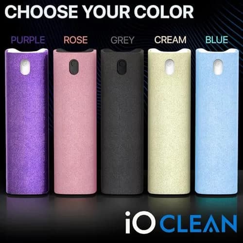 iO CLEAN Mini Screen Cleaner Spray, 2-in-1 Touchscreen Mist Cleaner, Rose | Alcohol-Free, Compact & Reusable thumbnail 8