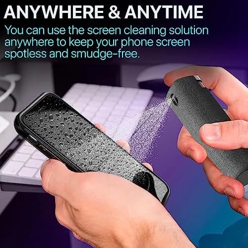 iO CLEAN Mini Screen Cleaner Spray, 2-in-1 Touchscreen Mist Cleaner, Rose | Alcohol-Free, Compact & Reusable thumbnail 9