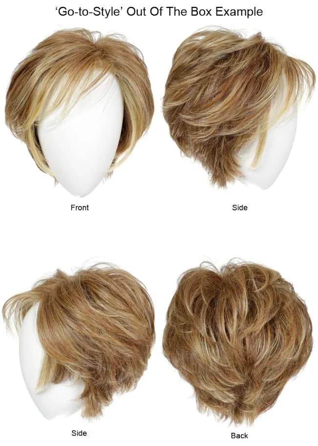 Hair u wear Raquel Welch Women's Face-Framing Short Blonde Wig, GO TO STYLE | Versatile, Heat-Friendly Synthetic Hair, Adjustable Fit thumbnail 7