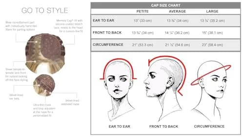 Hair u wear Raquel Welch Women's Face-Framing Short Blonde Wig, GO TO STYLE | Versatile, Heat-Friendly Synthetic Hair, Adjustable Fit thumbnail 4