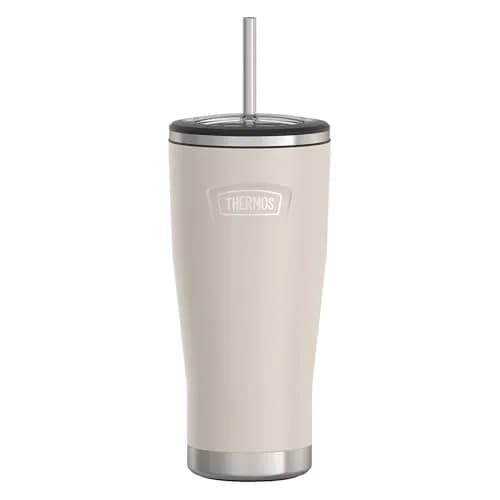 THERMOS ICON SERIES Stainless Steel Cold Tumbler 24oz Sandstone Vacuum Insulated thumbnail 1