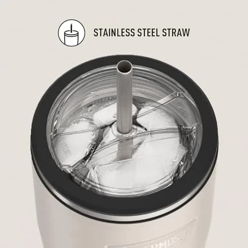 THERMOS ICON SERIES Stainless Steel Cold Tumbler 24oz Sandstone Vacuum Insulated thumbnail 7