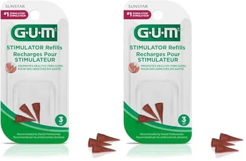 GUM Rubber Tip Stimulator Refills 3 Count | Promote Healthy Gums & Cleaner Teeth thumbnail 1