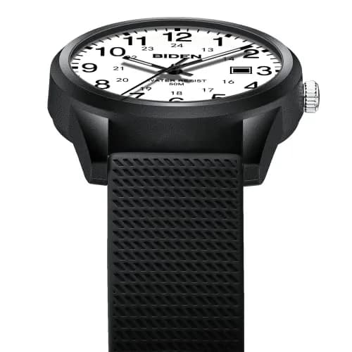 LN LENQIN Men's Analog Quartz Watch 40mm (1.57 inch) | Easy Read Military Time with Luminous Dial thumbnail 4