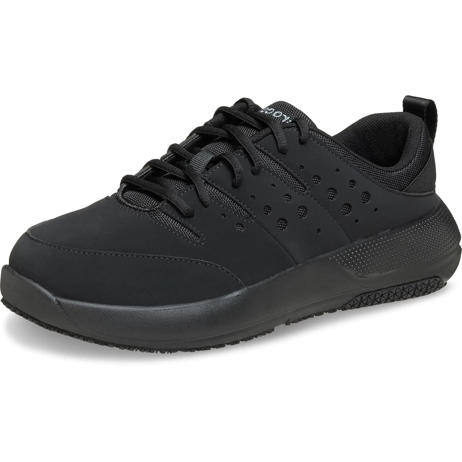 Crocs Men On The Clock Work Sneakers | Slip Resistant, Supportive, Durable in Black, Size 11