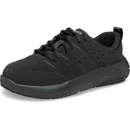Crocs Men On The Clock Work Sneakers | Slip Resistant, Supportive, Durable in Black, Size 11 thumbnail 1