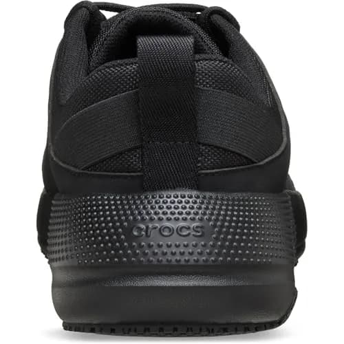Crocs Men On The Clock Work Sneakers | Slip Resistant, Supportive, Durable in Black, Size 11 thumbnail 2