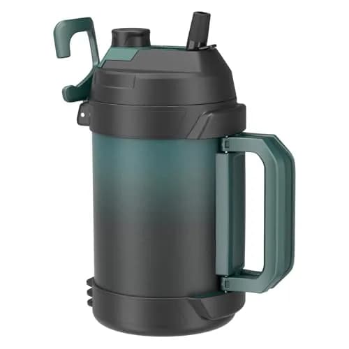 Zukro 1 Gallon (3.78 L) Insulated Stainless Steel Water Jug | Keeps Drinks Cold 48 Hrs thumbnail 1