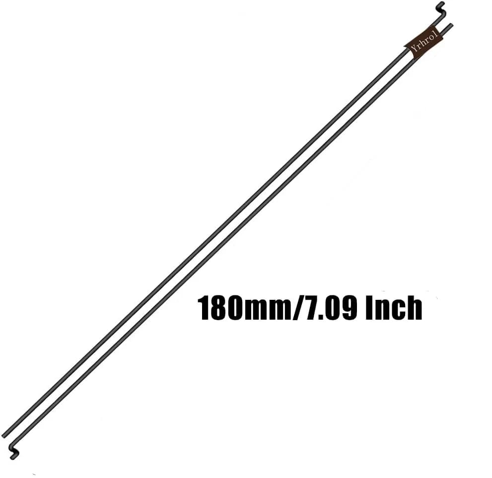 Yrhrol 15 Pcs RC Airplane Pushrod Connector Linkage Stopper Set with Control Horns and Z Push Rods (210mm) - view 2