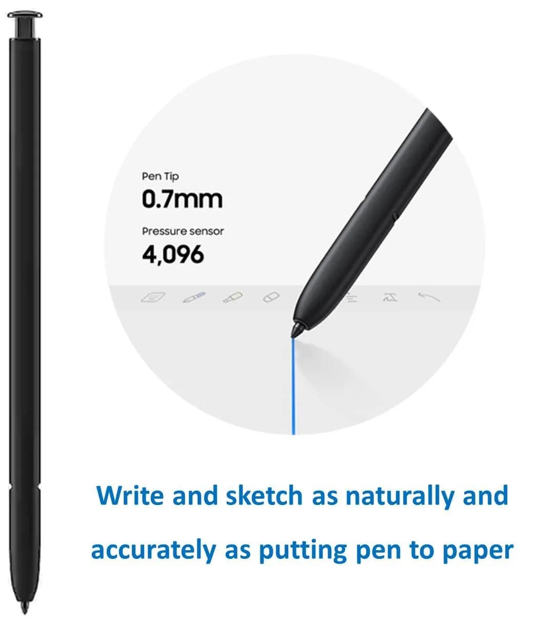 TYHJ S Pen S23 Ultra Stylus with Bluetooth & Replacement Nibs (Lavender) | 4096 Pressure Levels - view 3