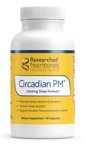 Researched Nutritionals Circadian PM 90 Capsules | Supports Sleep & Nervous System (120 chars) thumbnail 1