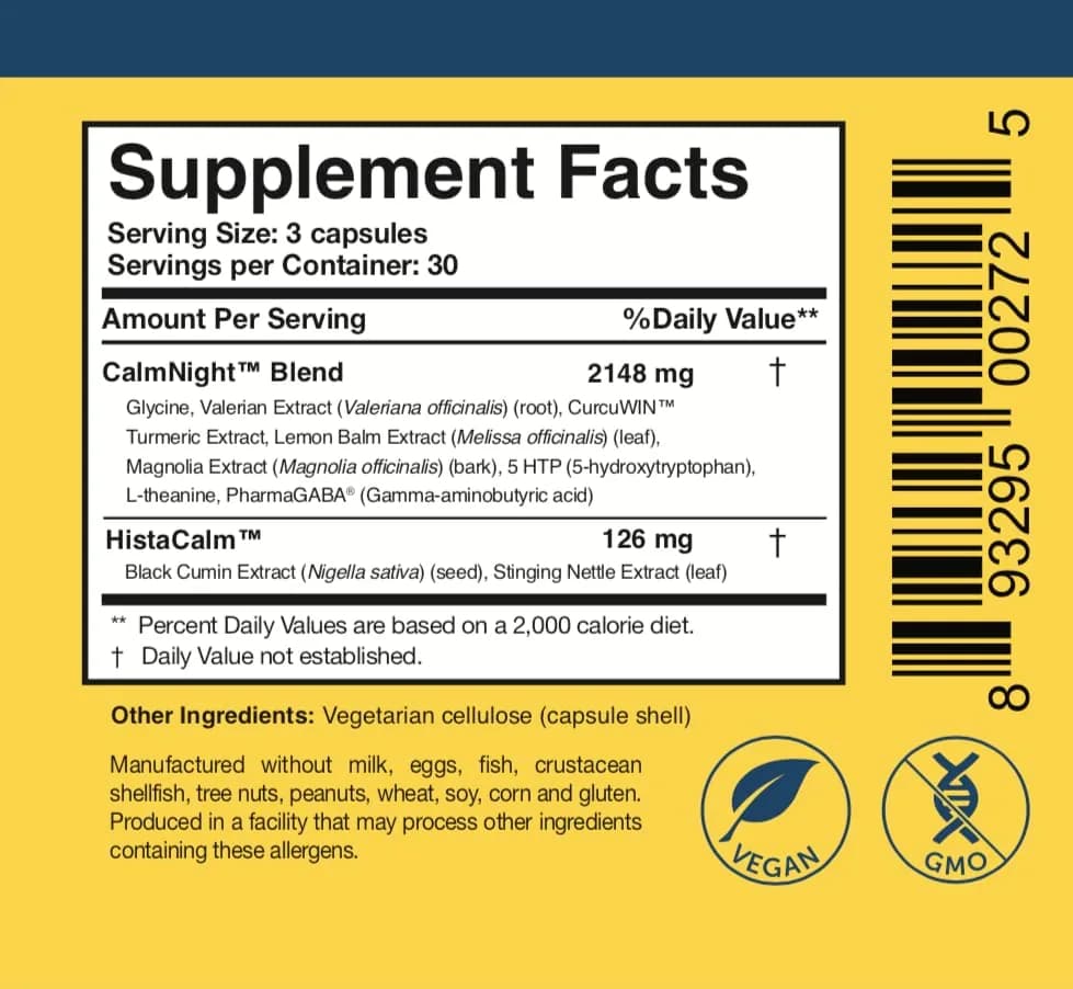 Researched Nutritionals Circadian PM 90 Capsules | Supports Sleep & Nervous System (120 chars) thumbnail 6