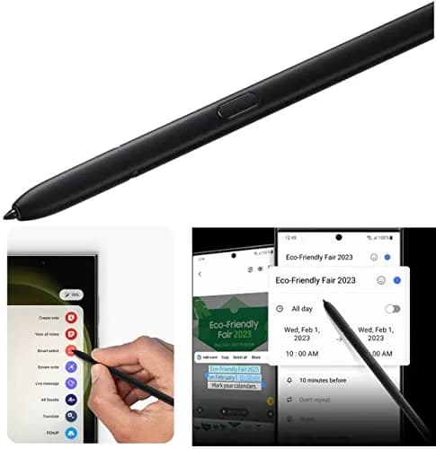 TYHJ S Pen S23 Ultra Stylus Replacement (with Bluetooth) for Samsung Galaxy S23 Ultra 5G - Green | 4096 Pressure Levels thumbnail 3