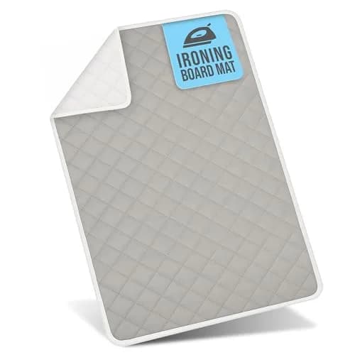 HOLDN’ STORAGE Ironing Mat, 28.25” x 19” Magnetic Laundry Pad, Gray | Heat-Resistant, Portable Laundry Accessory thumbnail 1