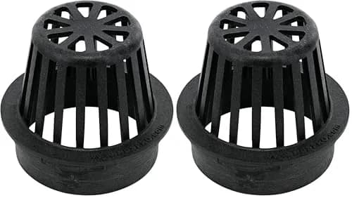 NDS 4" Atrium Grate, Black | Drain Debris Blocker for Landscape & Window Wells thumbnail 1