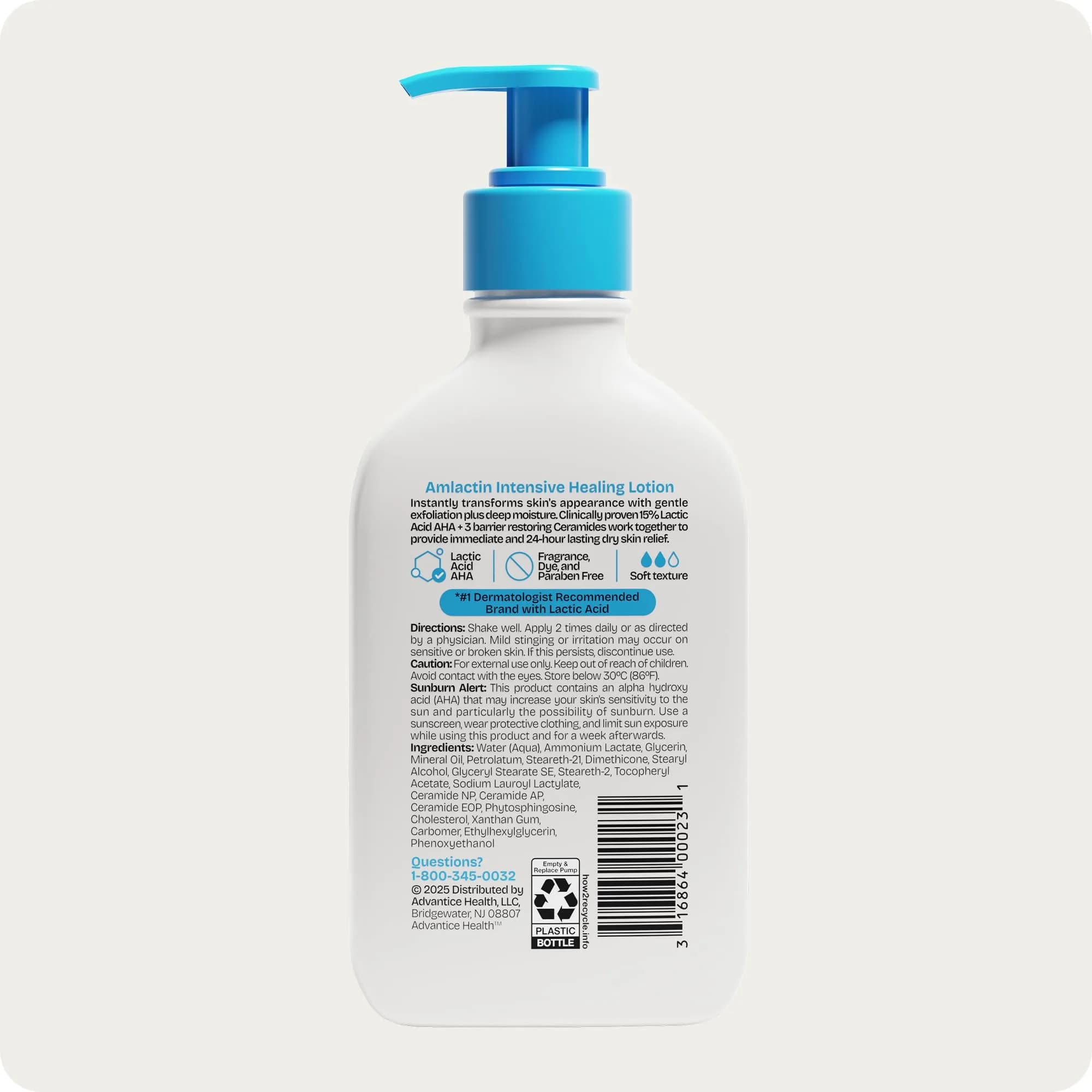 AmLactin Daily & Intensive Healing Moisturizing Lotions for Dry Skin 2x7.9 oz | Dermatologist Recommended for Soft Smooth Skin - view 7