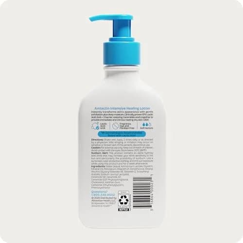 AmLactin Daily & Intensive Healing Moisturizing Lotions for Dry Skin 2x7.9 oz | Dermatologist Recommended for Soft Smooth Skin thumbnail 7