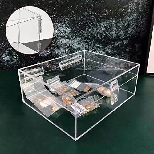 Sliverdew Acrylic Continuous Hinges 100x42mm (3.94x1.65 inches) | Transparent Self-Adhesive Folding Hinge for Cabinets, Drawers, DIY thumbnail 6