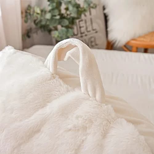Aimuan Reading Pillow Bed Rest Wedge Large Adult Backrest Pillow with Arms Sitting in Bed Cushion Incline Rest Sleeping Pillow for Watching TV/Gaming/Relaxing, Ivory Large thumbnail 6